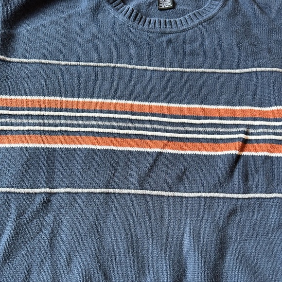 Vintage Alexander Julian Navy and Orange Crewneck Sweater - Picture 2 of 3